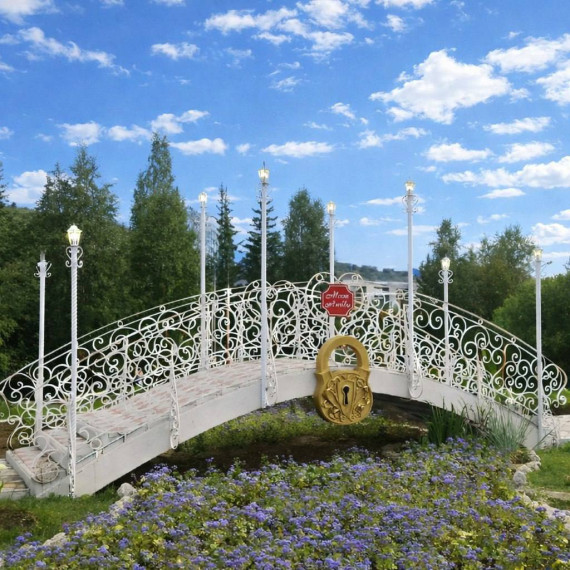 Арт-объект "Мост любви"  
        Артикул: SV-FA001
 - фото - 27