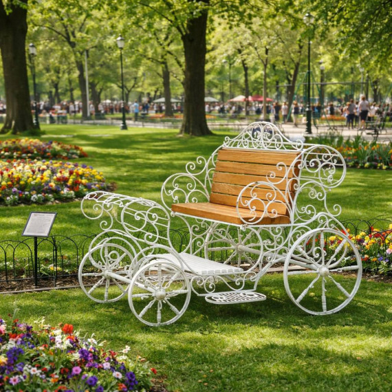 Карета кованая открытая  
        Артикул: SV-FA011
 - фото - 1