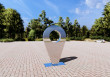 Арт-объект "Геометка"  
        Артикул: SV-SA006
 - фото - 3