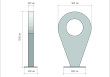 Арт-объект "Геометка"  
        Артикул: SV-MA030
 - фото - 1