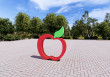 Арт-объект "Яблоко"  
        Артикул: SV-MA008
 - фото - 3