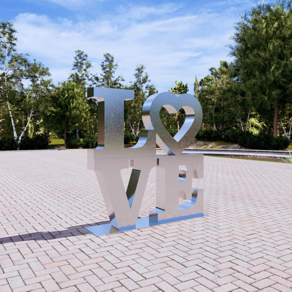 Арт-объект "LOVE"  
        Артикул: SV-SA020
 - фото - 3