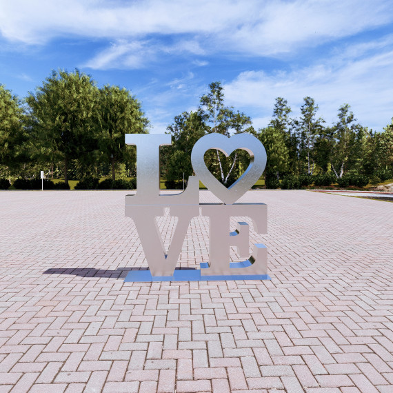 Арт-объект "LOVE"  
        Артикул: SV-SA020
 - фото - 2