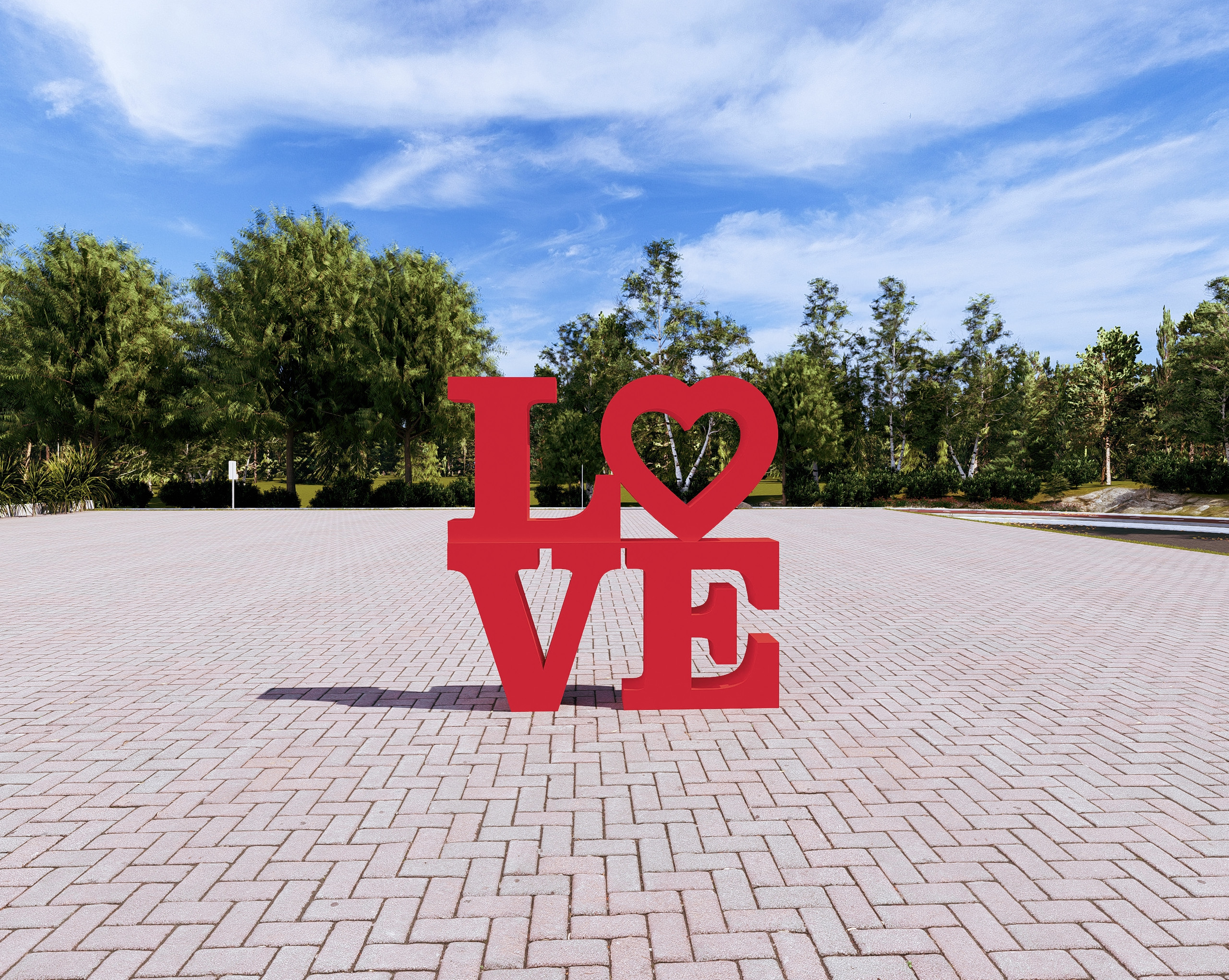 Арт-объект "LOVE"  
        Артикул: SV-MА019
 - фото - 5