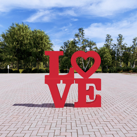 Арт-объект "LOVE"  
        Артикул: SV-MА019
 - фото - 5