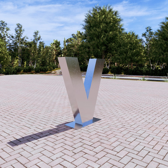 Арт-объект "V"  
        Артикул: SV-SA023
 - фото - 3