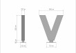 Арт-объект "V"  
        Артикул: SV-MА021
 - фото - 1