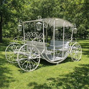 Карета кованая с крышей и лавочками  
        Артикул: SV-FA014
 - фото - 1