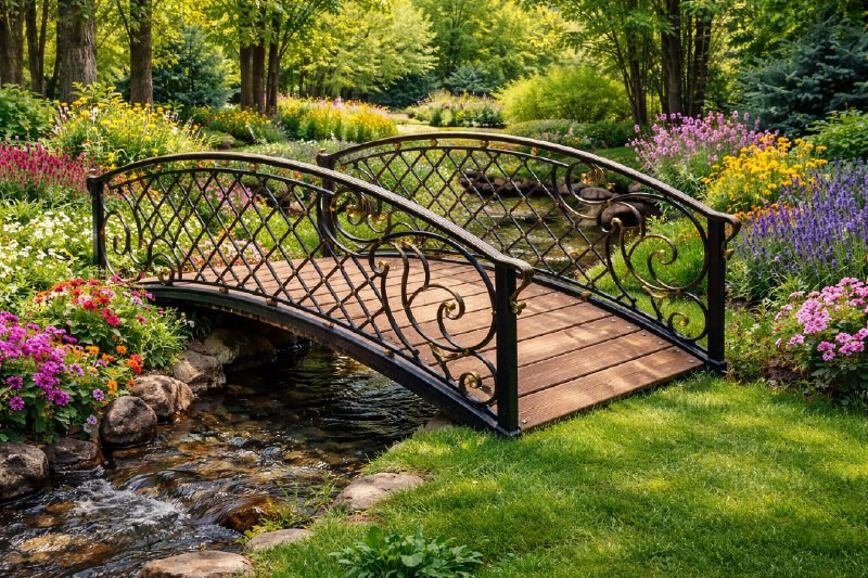 Кованый мостик 