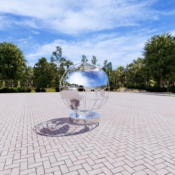 Арт-объект "Глобус"  
        Артикул: SV-SA035
 - фото - 3